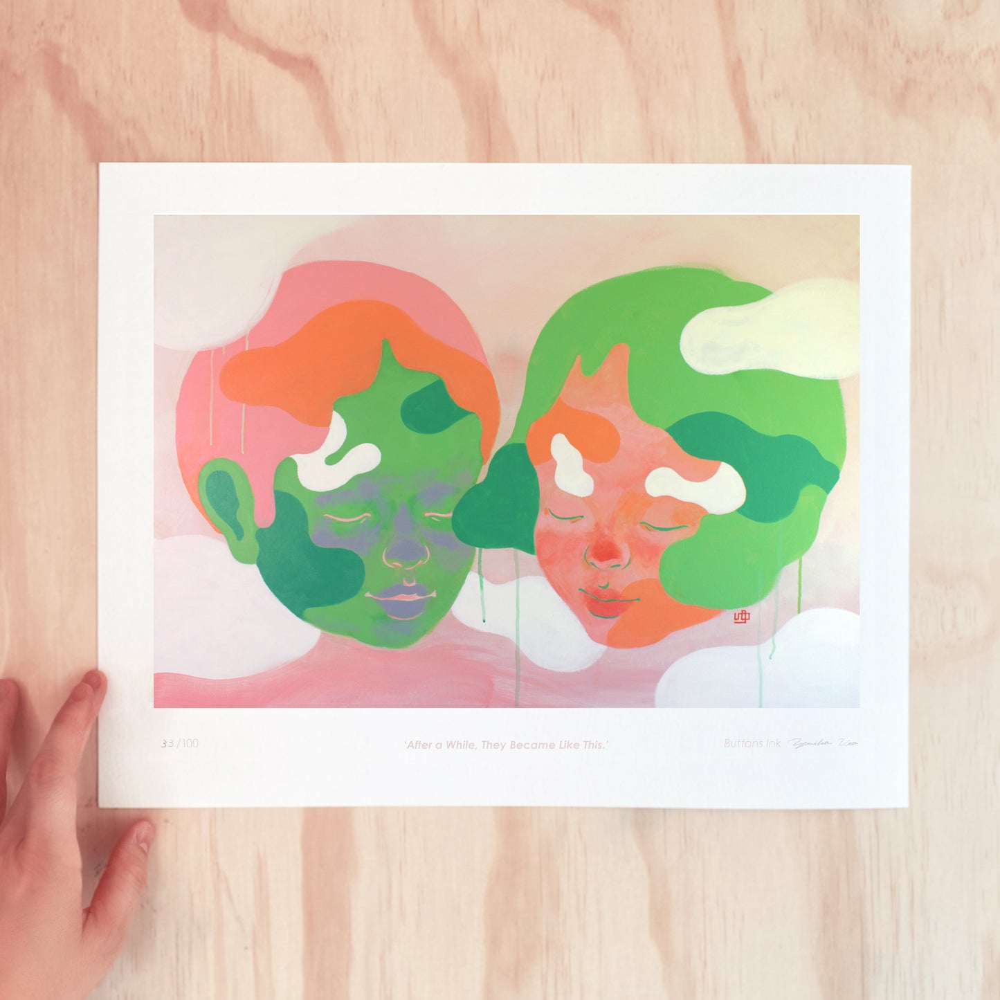 Art Print 'After a While They Became Like This' (Limited print of 100)
