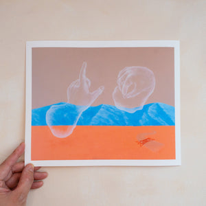 Unframed Print ‘Looping Back and Forth’